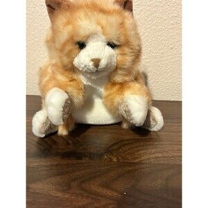 Orange tabby cat Folkmanis puppet